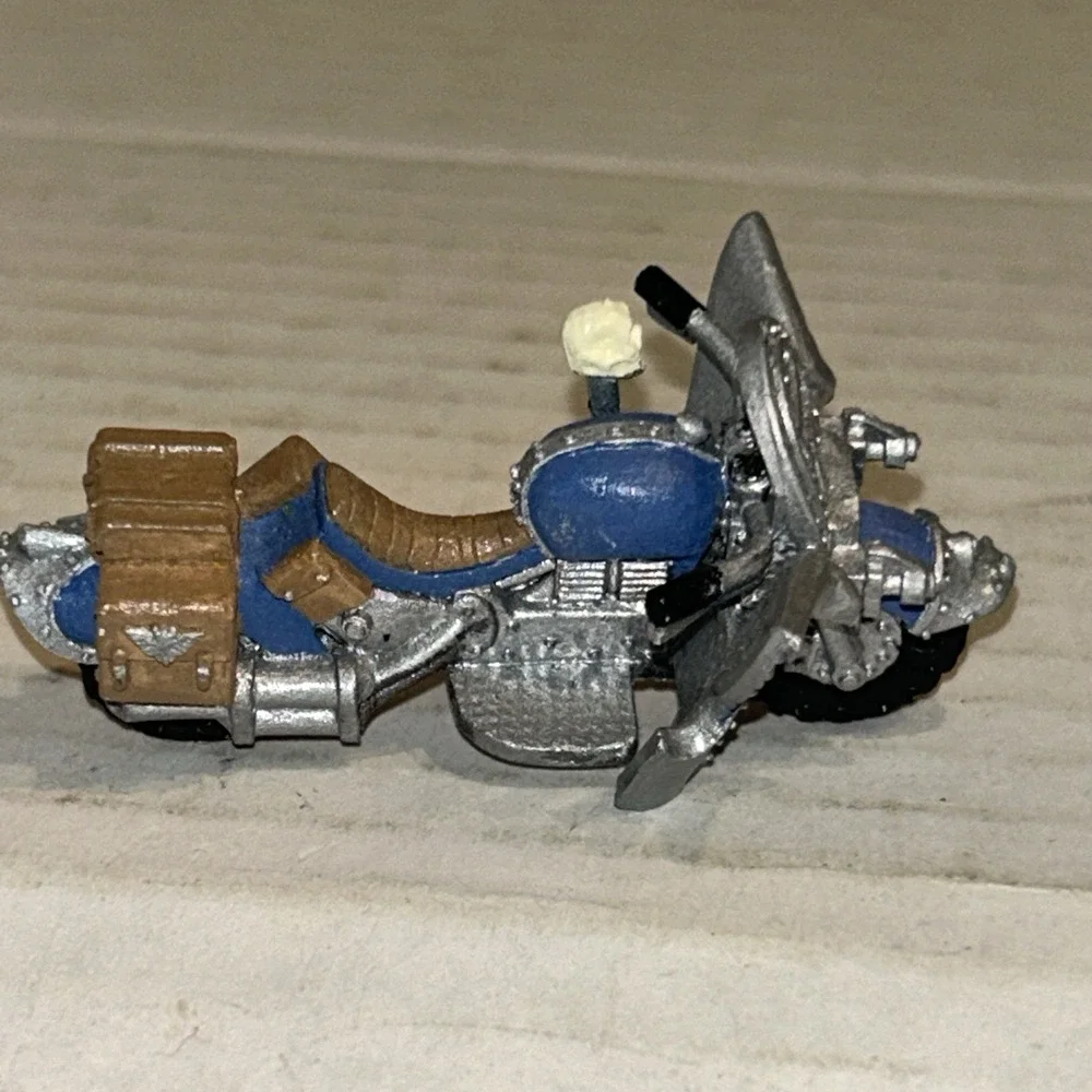 Ral Partha Metal Miniature Futuristic Motorcycle Space Marines Warhammer Painted